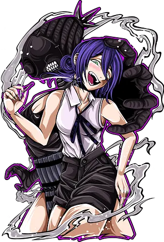 Reze – The Bomb Girl - anime art, Chainsaw, reze, bomb devil girl, anime villain girl, dark shonen anime, manga series