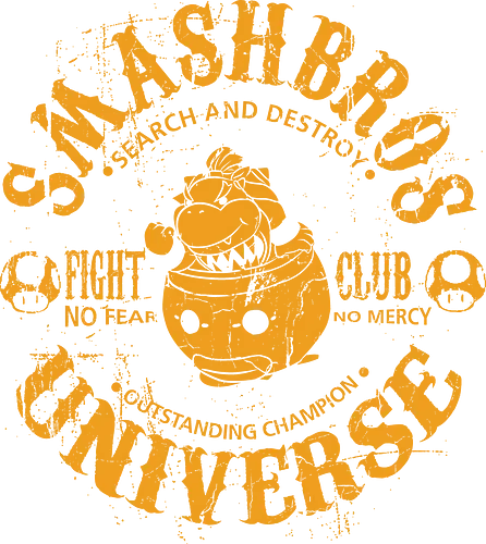 Smash Bros Fight Club - Villain Jr  - mario t-shirt, koopa clown auto, pilz königreich, nintendo bösewicht, fight club, vintage kunst, bowser sohn, koopalings, mario antagonist, bowser jr, smash bros kämpfer, nintendo kleidung, koopa königreich, teetan, super smash bros