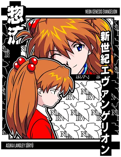 Asuka – Eva Unit 02 Rage - evangelion, asuka, unit 02, anime pilot, mecha battle anime, anime aesthetic