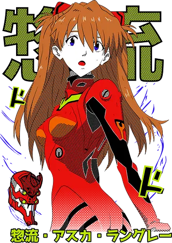 Asuka – Battle Ready - evangelion, asuka langley, eva unit 02, anime combat girl, sci fi anime, anime illustration