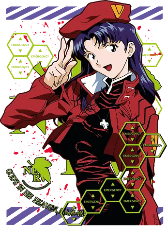 Misato – Guardian of the Pilots - evangelion, misato katsuragi, anime heroine, nerv command, mecha anime, anime art