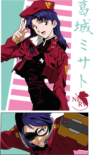 Misato – Tactical Genius - evangelion, misato katsuragi, nerv strategist, anime woman, mecha anime, anime illustration