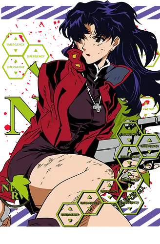 Misato – Operation Commander - misato katsuragi, nerv leader, anime military, sci fi anime, anime aesthetic, evangelion