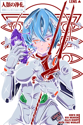 Rei – Blue Eva Soul - evangelion, rei ayanami, anime pilot girl, sci fi anime, mecha anime, anime aesthetic