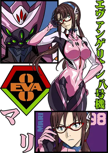 Mari Makinami – Eva Unit 08 Pilot - evangelion, mari makinami, eva unit 08, anime pilot girl, mecha anime, sci fi anime, nerv pilot, anime art