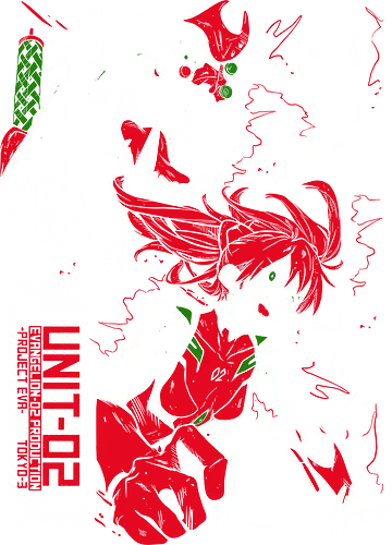 Asuka Langley Sohryu - Evangelion II - Kawaii, Anime, Manga, Tokyo, Angry, Japanese Art, Aesthetic, Manga Style, Zylixzen, Aggressive, Gamer, Otaku, Gift, Cool