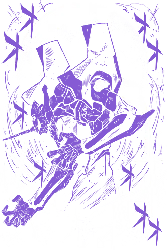 Evangelion EVA 01 - Evangelion - Kawaii, Anime, Manga, Tokyo, Angry, Japanese Art, Aesthetic, Manga Style, Zylixzen, Aggressive, Gamer, Otaku, Gift, Cool