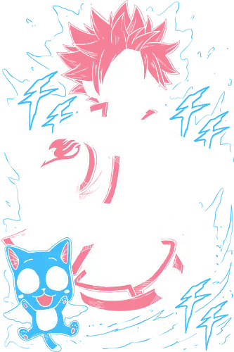 Natsu Fairy Dragneel - Tail - Kawaii, Anime, Manga, Tokyo, Angry, Japanese Art, Aesthetic, Manga Style, Zylixzen, Aggressive, Gamer, Otaku, Gift, Cool