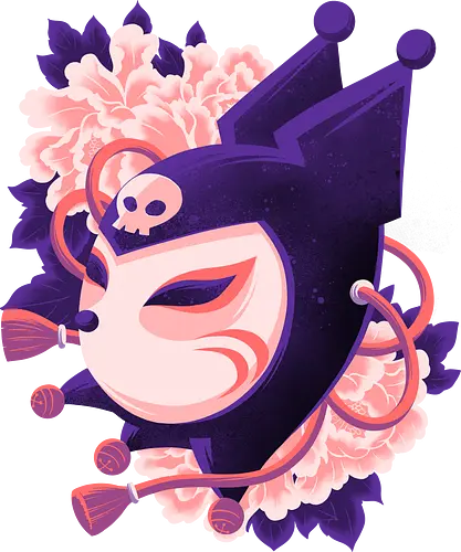 Cute Imp Mask - Kuromi, Kitsune, Mask