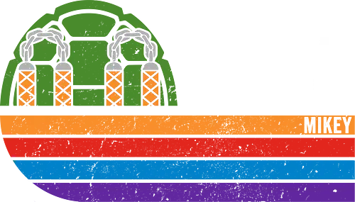 Mikey vintage - tmnt, Turtle, series, movies, retro, vintage, donnie, raphael, michelangelo