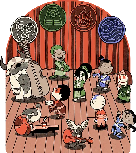 Elemental Animation Band - Music Group, Magical Creature, Fire, Earth, Air, Elements, Elemental, Element, Martial Arts, Dance, Music, Musical, Musician, Tv Show, Animation, Animated, Internet, Memes, Meme, Adventure, Fantasy, Magic, Magical, Water