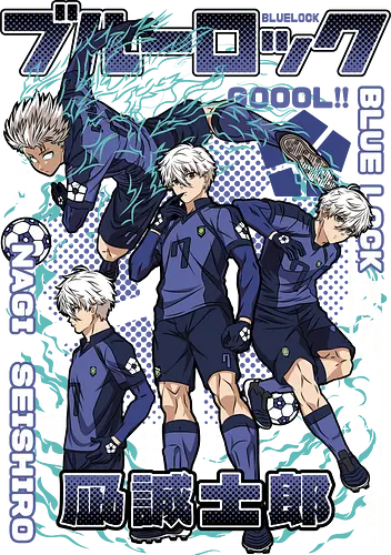 Nagi – Genius Striker - blue lock, nagi seishiro, anime striker, soccer prodigy, football anime, lazy genius, first touch master, sports anime, manga series, japanese anime, anime art, goal scorer, striker talent, blue lock player, anime aesthetic