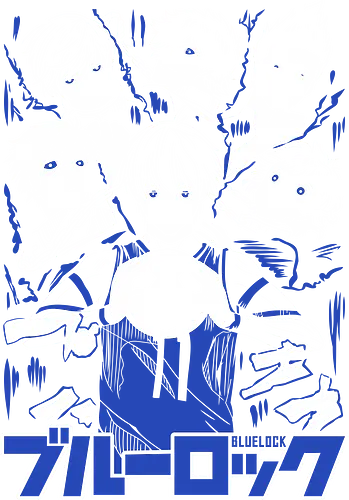 Blue Lock – Striker Battle Royale - blue lock, striker battle, soccer anime, football anime, elimination game, competitive anime, sports manga, japanese anime, anime art, goal hunters, ego clash, blue lock players, intense matches, anime aesthetic