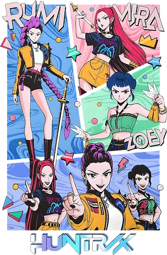 Huntrix – Hunter’s Instinct - huntrix, elite hunters, instinct fighters, anime battle squad, monster slayer team, dark fantasy anime, action anime, combat unit, anime warriors, manga style, japanese anime, anime art, hunter guild, battle instinct, anime aesthetic