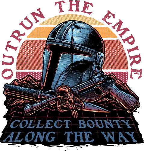 Outrun the Empire - Movie, film, galaxy, galactic, space, droids, heroes, character, fictional
