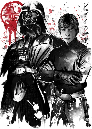 Dark and light - retro, vintage, moon, galaxy, space, movies, 70s, 80s, science fiction