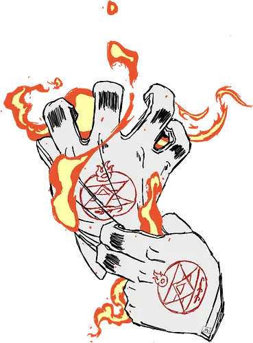 Roy Mustang's gloves- Fullmetal Alchemist fanart - fullmetal alchemist, fullmetal alchemist fanart, fullmetal alchemist art, roy mustang fanart, roy mustang, edward elric, alphonse elric, anime, anime fanart, anime art, anime and manga, anime merch, anime style, anime world, anime characters