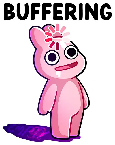 Buffering - Buffering, Bunnie, Hase, comic, Lustig, afk, lag, rosa