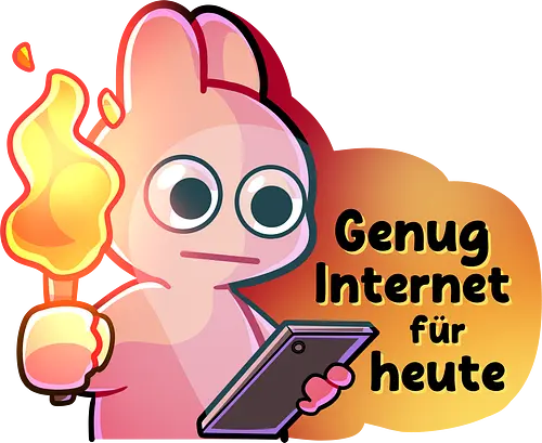 Genug Internet - genug Internet, comic, meme, lustig, funny, rabbit, hase, enough internet