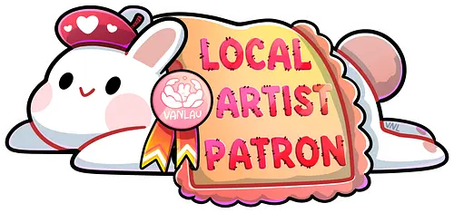 Support Local Artist - comic, cute, bun, support, patron, niedlich