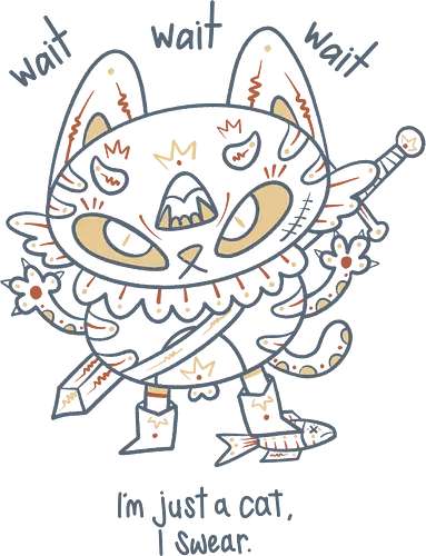 I'm just a cat - cat, catlover, blackcat, pet, cutecat