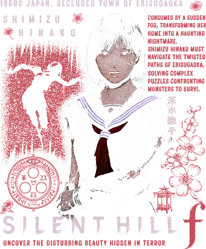 Silent f hill shirt, Horror game Unisex - Horror, Fox Mask shirt, Silent hill f shirt, Silent hill f, Haniko Silent hill f, Kotoyuki Silent hill, Tsuneki Kotoyuki, Shimizu Hinako, Silent hill shirt, horror game shirt, game shirt