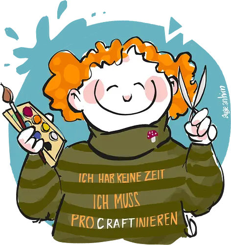 ProCRAFTinieren - Ringelpulliweisheit, Ringelpulli, Spruch, Weisheit, Lebensweisheit, handgezeichnet, Augeanhirn