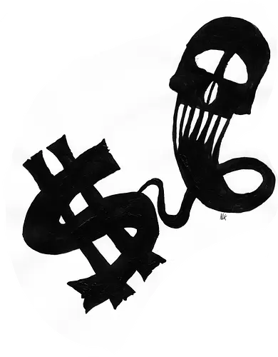 Money makes the world go 'round - Geld, Tod, Money, Death, Techbros