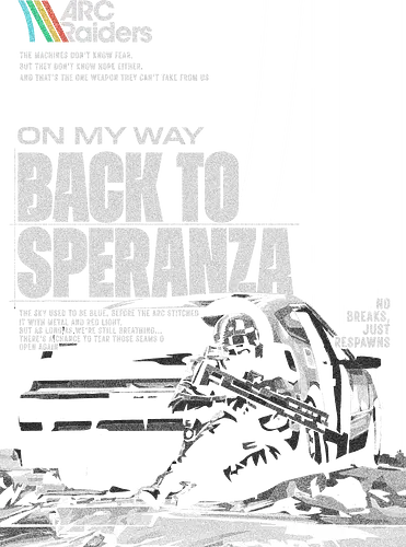 ARC RAIDERS Vintage, Back to Speranza - arc raiders game, gamer gift, gift for him, arc raiders, arc raiders shirt, arc raiders merch, gaming gift, speranza, dont shoot, back to speranz, arc raiders t-shirts, gamer emote tee, friendly fire