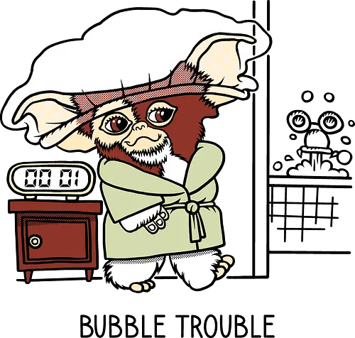 Bubble Trouble - Gremlins, Bath, Movie