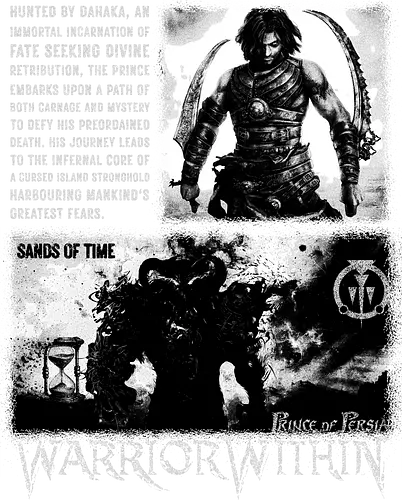 Prince of Persia: Warrior Within - prince of persia, dahaka, the prince, video game, warriors within, demon, devil, video games shirt, prince, persia, sword, gaming shirt, prince of persia tee