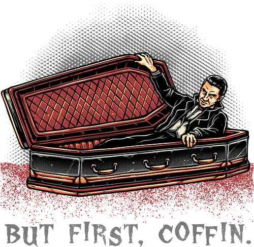 But Fist Coffin - coffin, funny, humor, Vampire, horror, scary, dracula