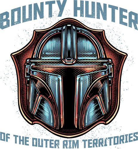 Bounty Hunter Head - Film, movie, galactic, galaxy, sci-fi, science fiction