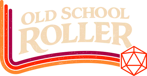 Old School Roller Retro RPG Dice - rpg, vintage, 80s, board games, d20, dice, dungeon master, fantasy, gamer, geek, nerd, nostalgia, old school, retro, tabletop