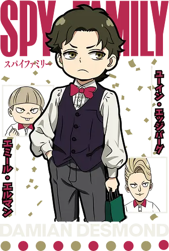 Damian Desmond Spy x Family - spy x family, damian desmond, anime boy, school anime, elite academy, tsundere anime, manga anime, japanese anime, anime art