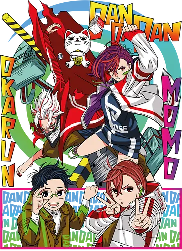 Momo & Okarun - anime art, dandadan, momo ayase, okarun, anime duo, supernatural romance, yokai anime, manga anime, japanese anime