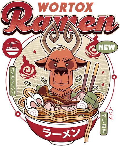Wortox Vintage Ramen - survive, survival, wortox, ramen, dont starve, dont starve together, beefalo wool, wilson, chester, wendy, indie game, gamer, gaming, video games, abigail