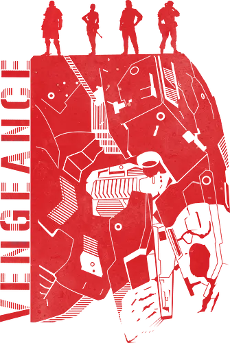 Vengeance - Metal Gear Rising Revengeance - jack the ripper, minimalistische kunst, metal gear revengeance, metal gear rising t-shirt, raiden cyborg ninja, vengeance, gamer kleidung, metal gear solid, platinum games, hack and slash, teetan, konami, jetstream sam, cyborg krieger, blade mode