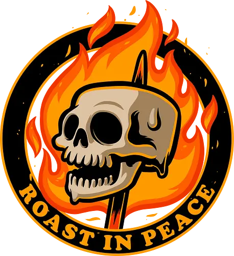 Marshmallow Skull Fire  - smore, autumn, winter, bonfire, chocolate, marshmallow, campfire, nature, camping, adventure, food, skull, skeleton, fire, roast