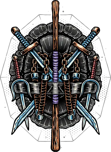 Weapons of the Half Shell Heroes - Comics, TV series, movie, turtles, ninja, hero, animation, animated