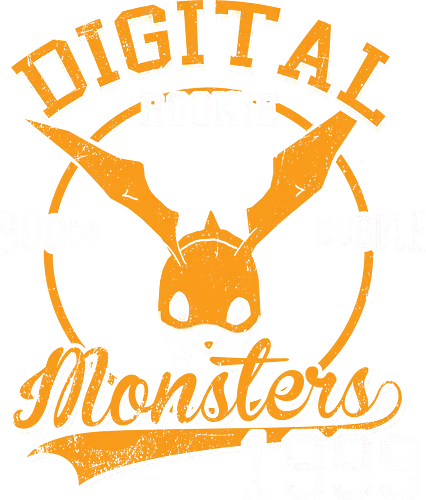 Boom Bubble Vintage - Monster Digital - digimon t-shirt, anime kleidung, boom bubble, teetan, digimon adventure, 90er anime, digitalisierung, Monster, säugetier digimon, tk takaishi, Angel, Toy manufacturer, hoffnung licht, vintage kunst, monster 1999
