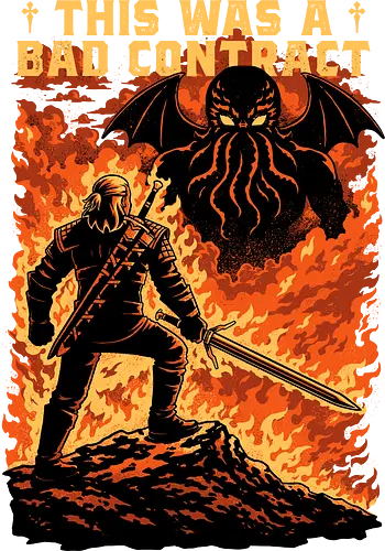 Mutant Hunts Cthulhu - Witch, Witchcraft, Bewitched, Wolf, Cthulhu, Cthuhlu, Cthulhu Mythos, Call Of Cthulhu, Hp Lovecraft, Lovecraftian, Lovecraft, H.p. Lovecraft, H P Lovecraft, Fire, Game, Video Games, Video Game, Games, Horror, Cosmic Horror, Fantasy, Dark Fantasy, Adventure, Rpg, Books, Book, Tv Show, Eldritch, Eldritch Horror, Creature, Spooky, Creepy, Scary, Flames, Flame