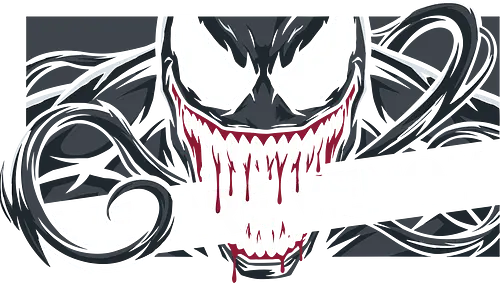 We Are Symbiote - we are venom shirt, symbiote graphic tee, lethal protector apparel, edgy comic book clothing, black alien monster design, venomous grin shirt, anti-hero streetwear, dark superhero t-shirt, gritty comic art top, venom face graphic, carnage inspired clothing, alien symbiote t-shirt, comic book character merch, bold venom illustration, black and red graphic tee, iconic villain streetwear, venom t-shirt, villain merch