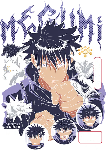 Megumi - Jujutsu, fushiguro megumi, shikigami summoner, elite sorcerer, supernatural combat, shonen manga, anime aesthetic