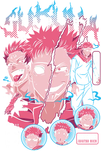 Itadori - Jujutsu, itadori yuji, demon vessel, intense anime fight, cursed power, action manga, japanese anime, anime art