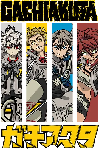 Gachiakutaa - gachiakuta, post apocalyptic anime, supernatural action, gritty manga style, anti hero story, urban fantasy, japanese manga, anime illustration