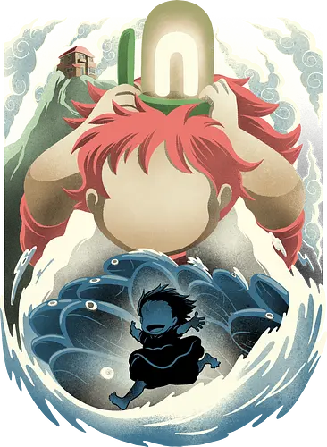 Little Fish Girl - Ponyo, famous anime