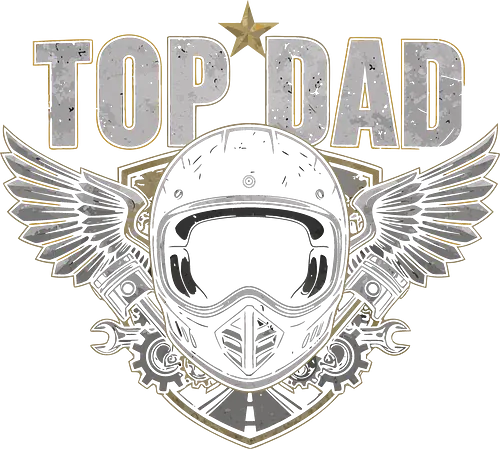 Top Daddy - dad, daddy, top, plane, father, father's day, 80s, top gun, gift, funny, geek