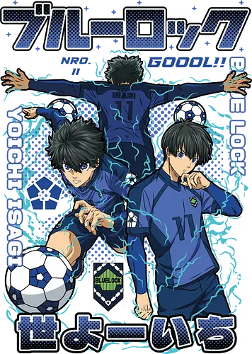 Isagi – Ego Striker - blue lock, isagi yoichi, striker anime, soccer anime, football anime, sports anime, goal scorer, anime competition, manga series, japanese anime, anime art, ego player, intense match, anime aesthetic, striker skill