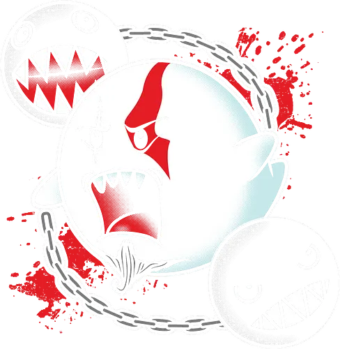 Boo Geist von Sparta Kunst - Kratos Boo Kunst, Klingen des Chaos, Boo Geist, War Mario Mashup